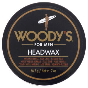 Headwax Natural Beeswax by Woodys for Men 2 oz Pomade
